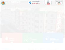 Tablet Screenshot of mgimt.edu.in